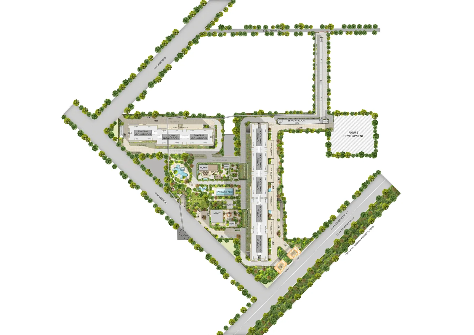 BPTP Gaia Verti Master Plan
