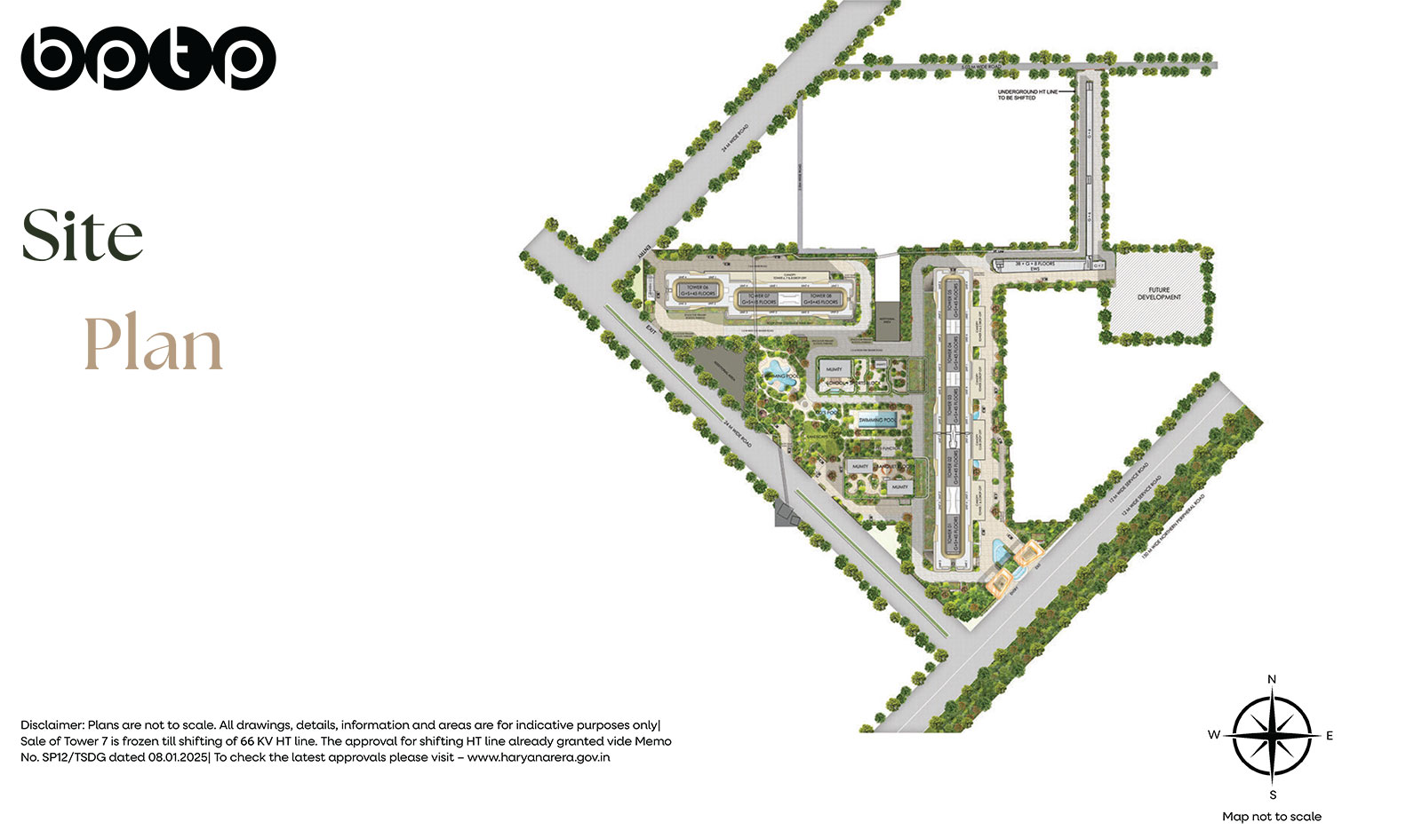 BPTP Gaia Residences Master Plan